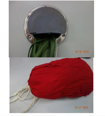 圖2(左)測試電纜密封不嚴示意圖；圖3(右) 軟體堵頭示意